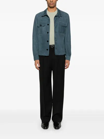 Tom Ford Cotton Blend Melange Crew Neck T-shirt Clothing