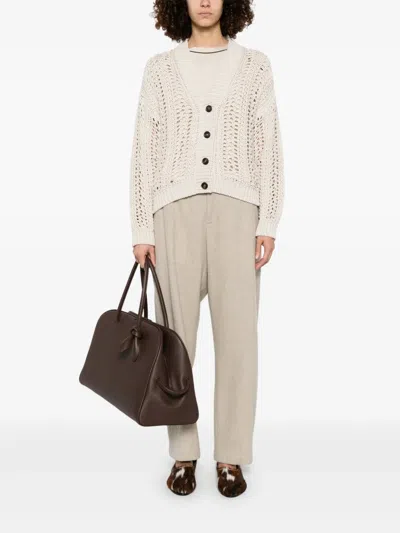 Brunello Cucinelli Knitwear Cotton Dropped Shoulders
