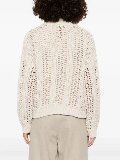 Brunello Cucinelli Knitwear Cotton Dropped Shoulders
