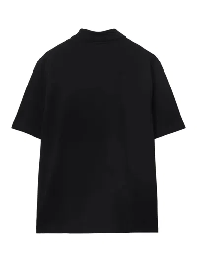 Burberry Regular Fit Shirt With Collar And Short Sleeves