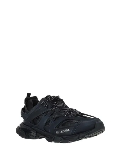 Balenciaga Men Track Sneakers In Blue