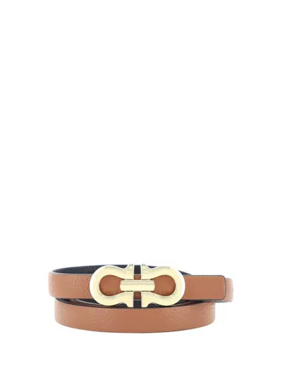 Ferragamo Women Belt In Brown