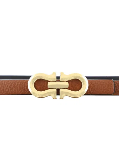 Ferragamo Women Belt In Brown