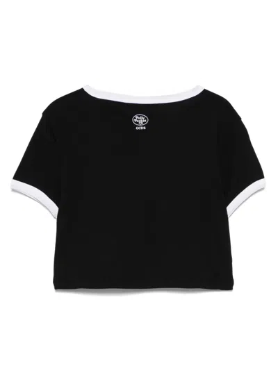 Gcds Milano Crop T-shirt Graphic Print