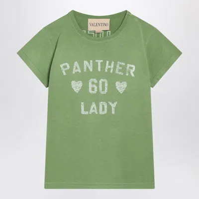 Valentino Playful Printed Cotton T-shirt With Bold Lettering