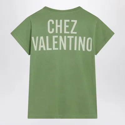 Valentino Playful Printed Cotton T-shirt With Bold Lettering