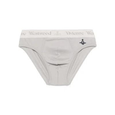 Vivienne Westwood Embroidered-logo Briefs