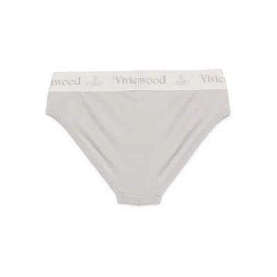 Vivienne Westwood Embroidered-logo Briefs