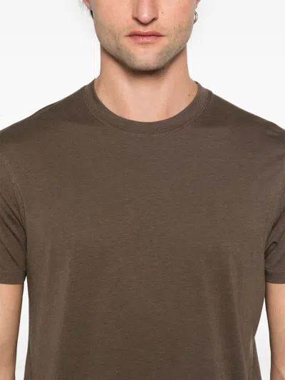 Tom Ford Regular Fit T-shirt In Lyocell And Cotton