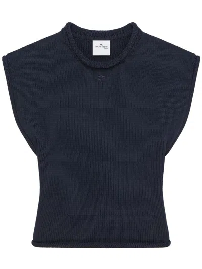 Courrèges Courreges Women Cropped Sleeveles Sweater