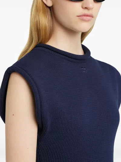 Courrèges Courreges Women Cropped Sleeveles Sweater