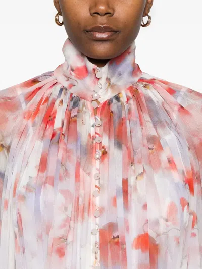 Zimmermann Crush Smock Blouse Clothing