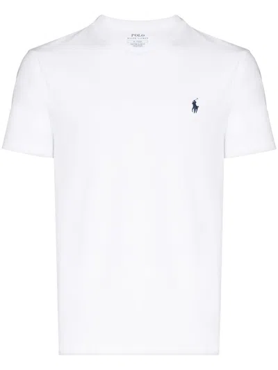 Polo Ralph Lauren Classic Cotton Jersey T-shirt In White