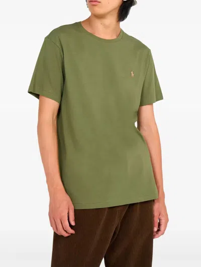 Polo Ralph Lauren Crew Neck Regular Fit Short Sleeves T-shirt In Green