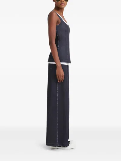 Marni Denim Corset In Blue