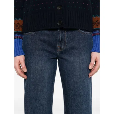 7 For All Mankind High Waist Denim Trousers