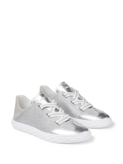 Jimmy Choo Diamond Light Leather Sneakers
