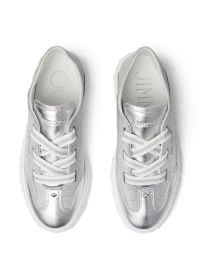 Jimmy Choo Diamond Light Leather Sneakers