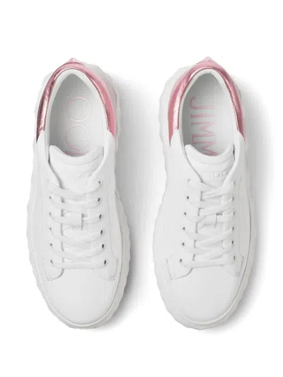 Jimmy Choo Diamond Maxi Sneakers With Metallic Effect