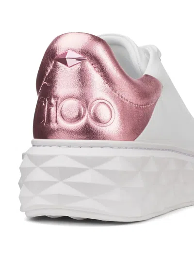 Jimmy Choo Diamond Maxi Sneakers With Metallic Effect