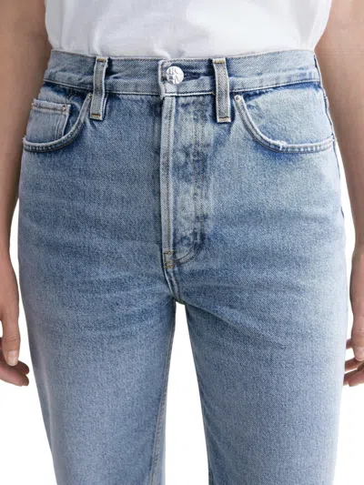 Totême Toteme Women Distressed Blue Classic Cut Denim