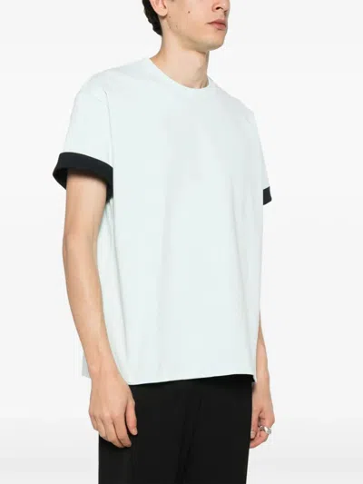 Bottega Veneta Double Layer T-shirt In Blue