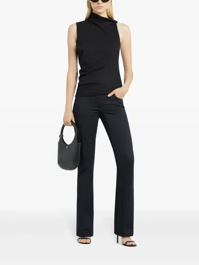 Courrèges Asymmetric Sleeveless Fitted Stretch Top