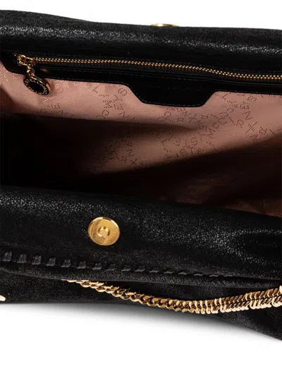 Stella Mccartney Eco Shaggy Deer Tote With Gold-colored Chain