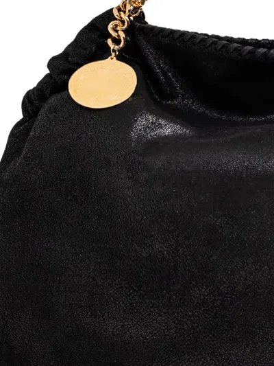 Stella Mccartney Eco Shaggy Deer Tote With Gold-colored Chain
