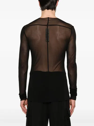 Rick Owens Crew Neck Long Sleeve T-shirt