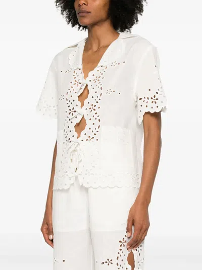 Self-portrait Embroidered Shirt