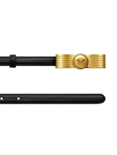 Versace Gianni Ribbon Leather Belt