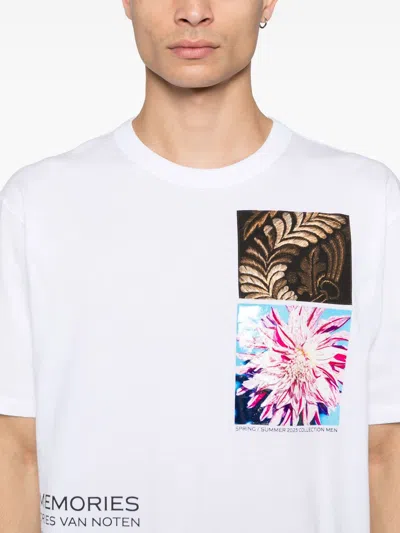 Dries Van Noten White Oversized Cotton T-shirt