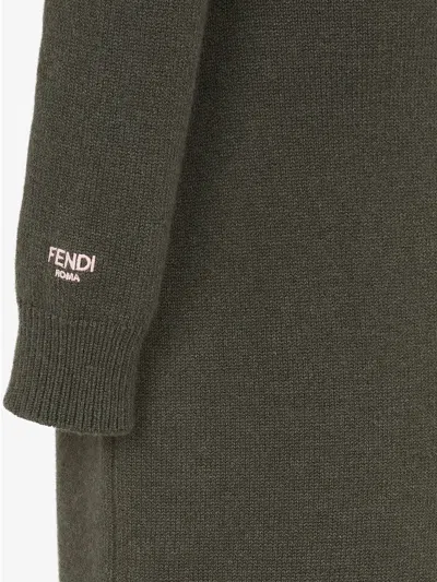 Fendi Michael Michael Kors Cotton Popeline Midi Dress In Black