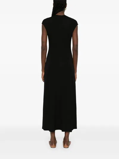 Totême Toteme Jersey Long Dress In Black