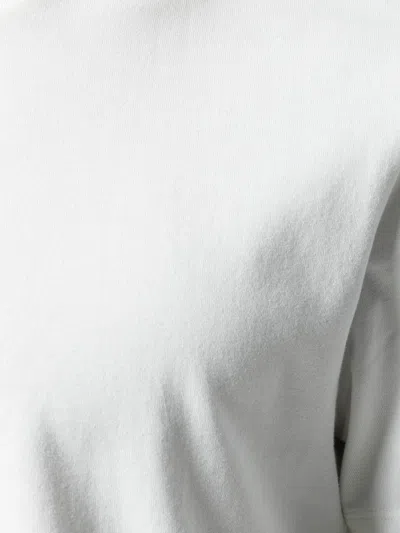 Thom Browne Side-slit Short-sleeve T-shirt In White