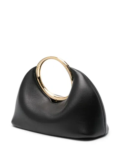 Jacquemus The Calino Small Leather Clutch In Black