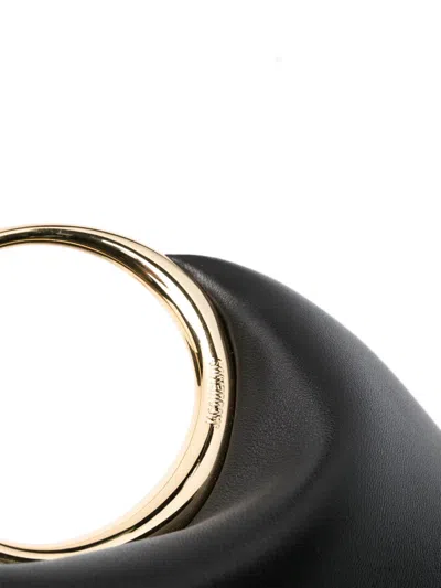 Jacquemus The Calino Small Leather Clutch In Black