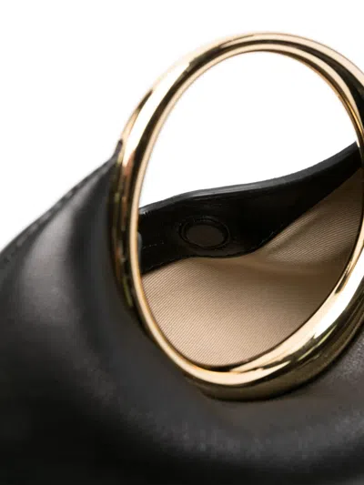 Jacquemus The Calino Small Leather Clutch In Black