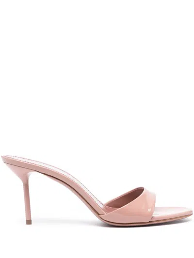 Paris Texas Lidia Mule Patent Leather Sandals In Pink