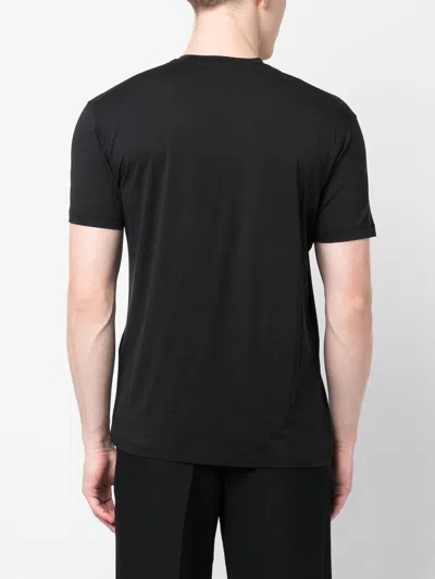 Tom Ford Lyocell And Cotton Regular Fit T-shirt Clothing In Black