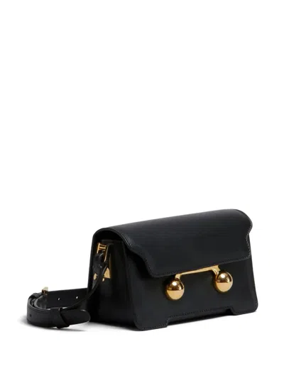 Marni Mini Trunkaroo Shoulder Bag In Black