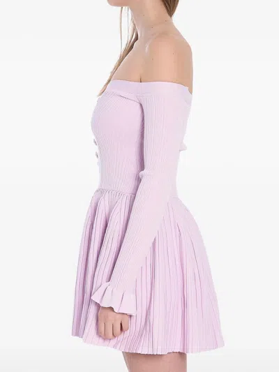 Self-portrait Self Portrait Lilac Viscose Blend Dress Women