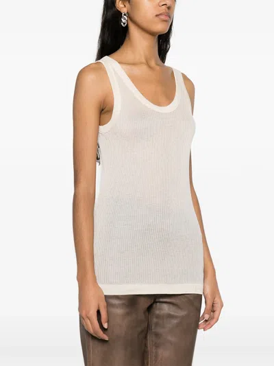 Lemaire Seamless Sleeveless Top In Yellow
