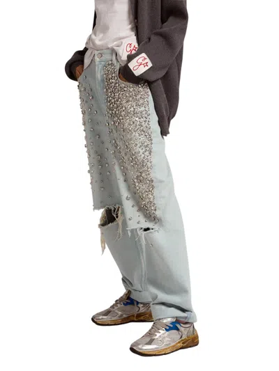 Golden Goose Running Sole Sneakers With A Worn Effect