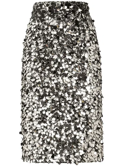 Dolce & Gabbana Sequin-embellished Midi Skirt