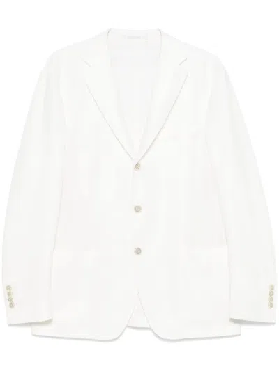 Eleventy Structured Single-breasted Jacket Notch Lapels