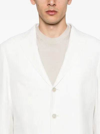 Eleventy Structured Single-breasted Jacket Notch Lapels