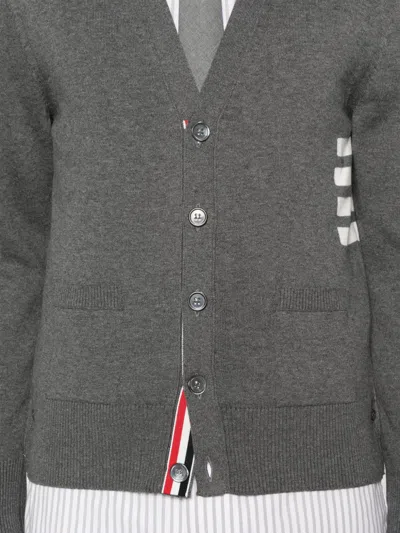 Thom Browne Men's 4bar Cotton Cardigan