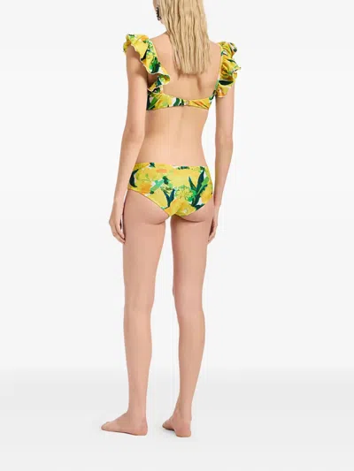 花卉印花比基尼三角裤